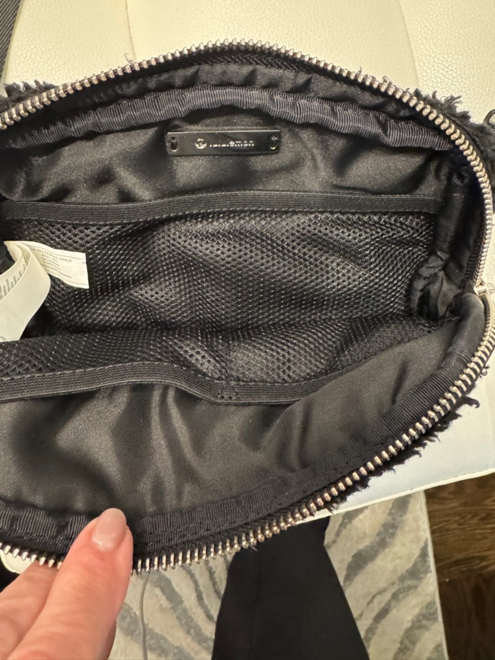 Lululemon Faux Sherpa Fleece Everywhere Belt Bag-gently used - Picture 6 of 11